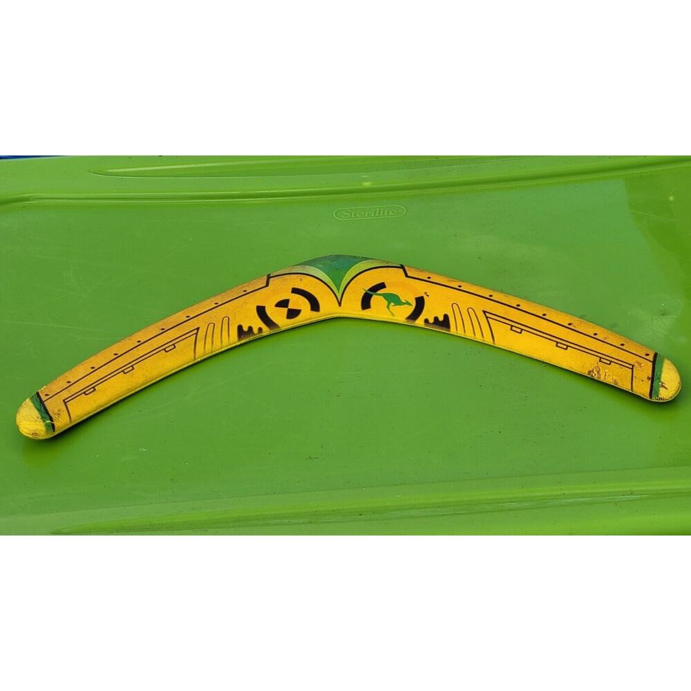 2012 Lanard Foam Boomerang 17" Fun Toy Aussie Billie The Corps Eagle Used